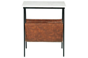 Etanbury Brown/Black/White Accent Table - Gate FurnitureTable