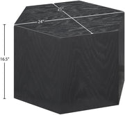 Eternal Oak Wood Modular Coffee Table in Black - 262-CT