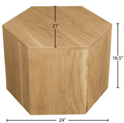 Eternal Oak Wood Modular Coffee Table in Natural - 261-CT