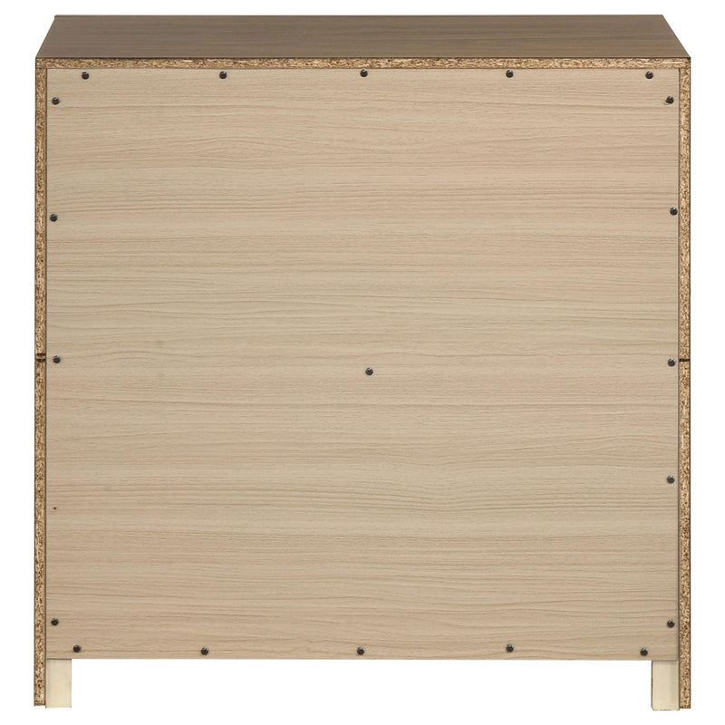 Etienne 2-drawer Nightstand Bedside Table Walnut - 225122