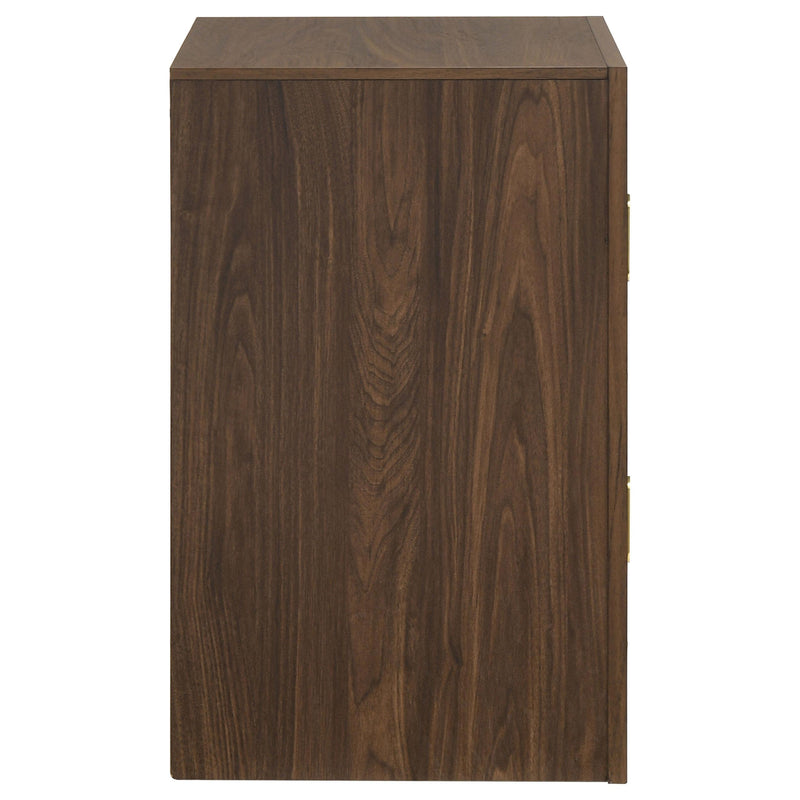Etienne 2-drawer Nightstand Bedside Table Walnut - 225122