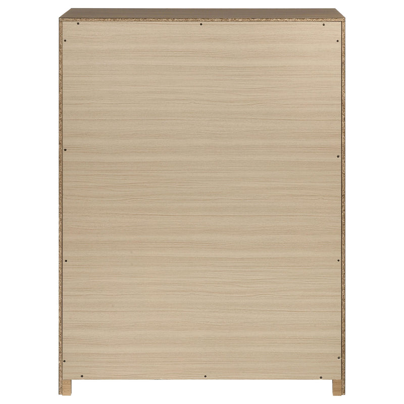 Etienne 5-drawer Bedroom Chest of Drawers Walnut - 225125