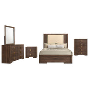 Etienne 5-piece Eastern King Bedroom Set Walnut - 225121KE-S5