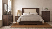Etienne 5-piece Eastern King Bedroom Set Walnut - 225121KE-S5