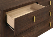 Etienne 5-piece Full Bedroom Set Walnut - 225121F-S5