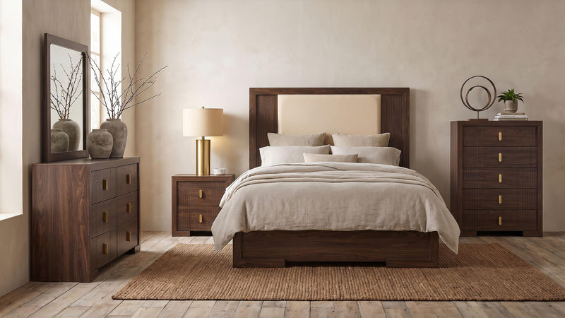 Etienne 5-piece Full Bedroom Set Walnut - 225121F-S5