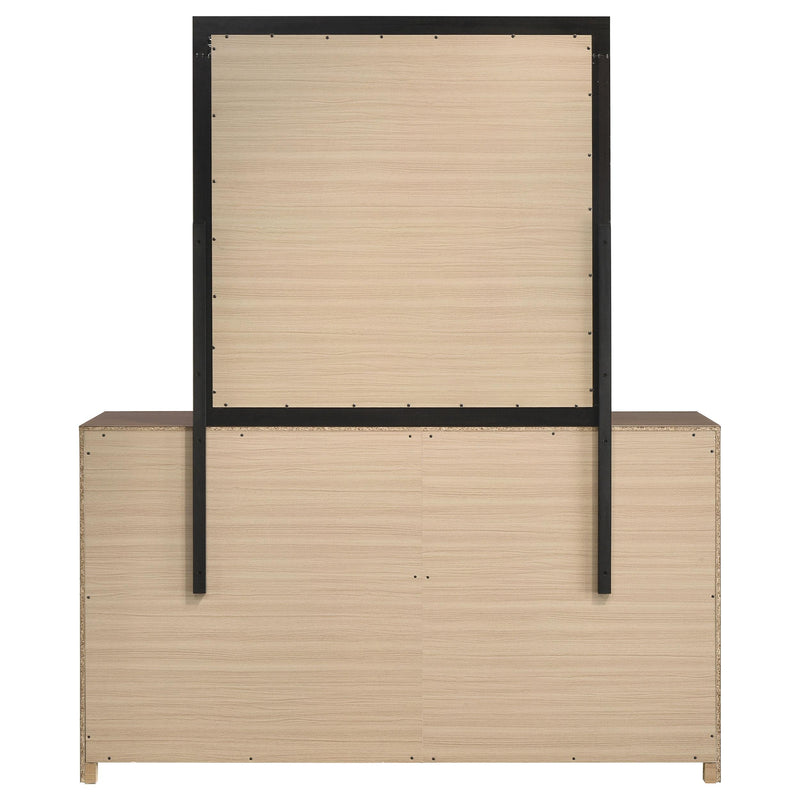 Etienne 6-drawer Dresser with Mirror Walnut - 225123M