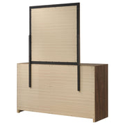 Etienne 6-drawer Dresser with Mirror Walnut - 225123M
