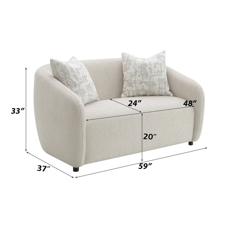 Etienne Loveseat w/2 Pillows - LV03581