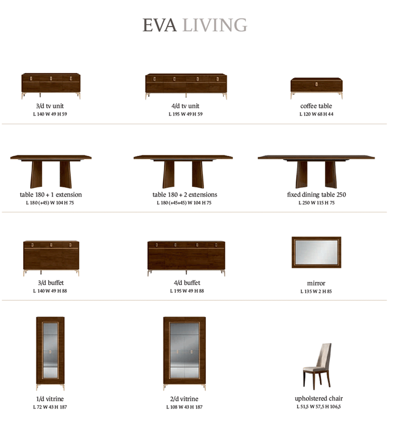 Eva 4 Door Buffet - i39831 - Gate Furniture