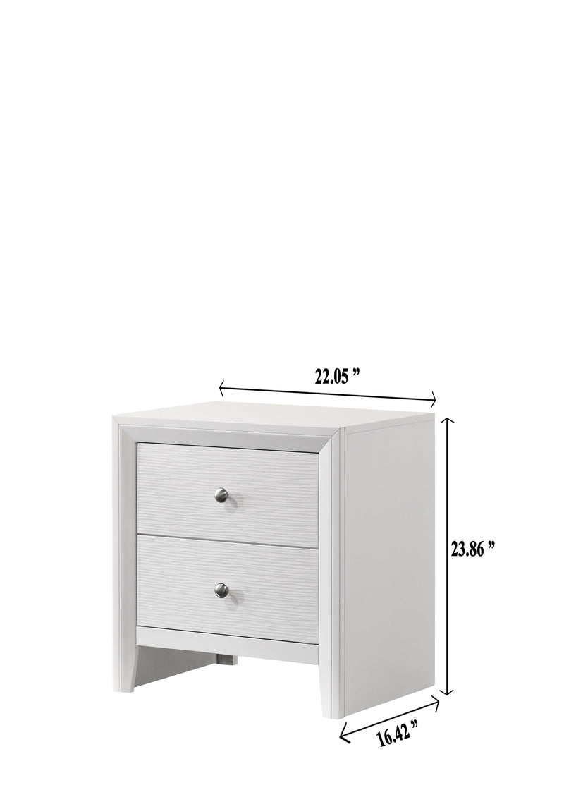 Evan White Panel Bedroom Set - Gate FurnitureBedroom Set