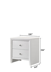 Evan White Panel Youth Bedroom Set - Gate FurnitureYouth Bedroom Set