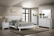 Evan White Panel Youth Bedroom Set - Gate FurnitureYouth Bedroom Set