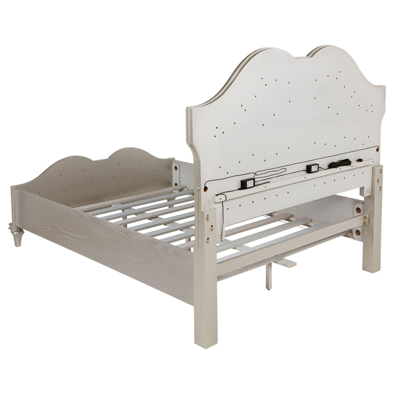 Evangeline 4-piece Queen Bedroom Set Silver Oak - 223391Q-S4