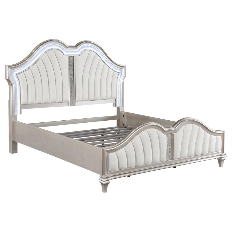 Evangeline 5-piece Eastern King Bedroom Set Silver Oak - 223391KE-S5