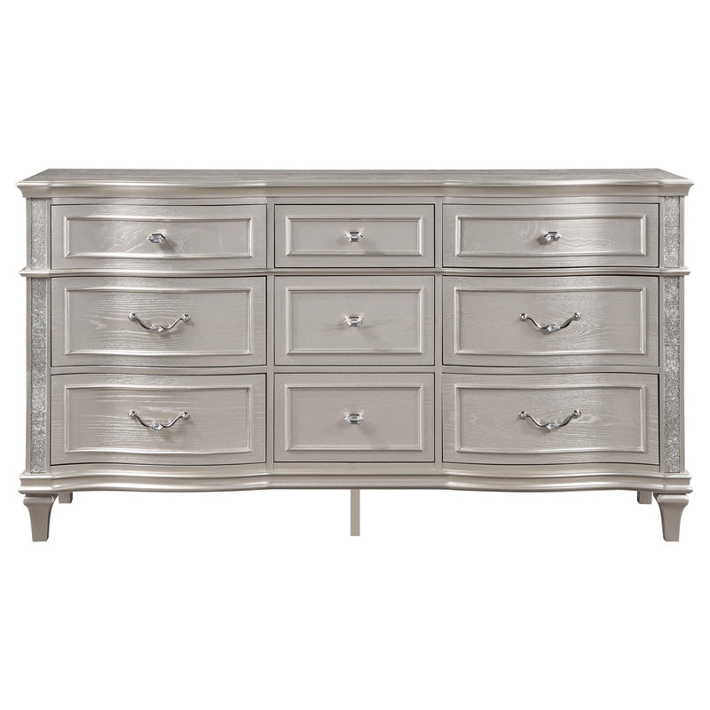 Evangeline 9-drawer Dresser Silver Oak - 223393