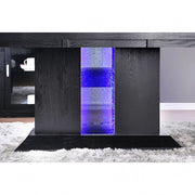 Evangeline Black/Beige Dining Table - CM3394T