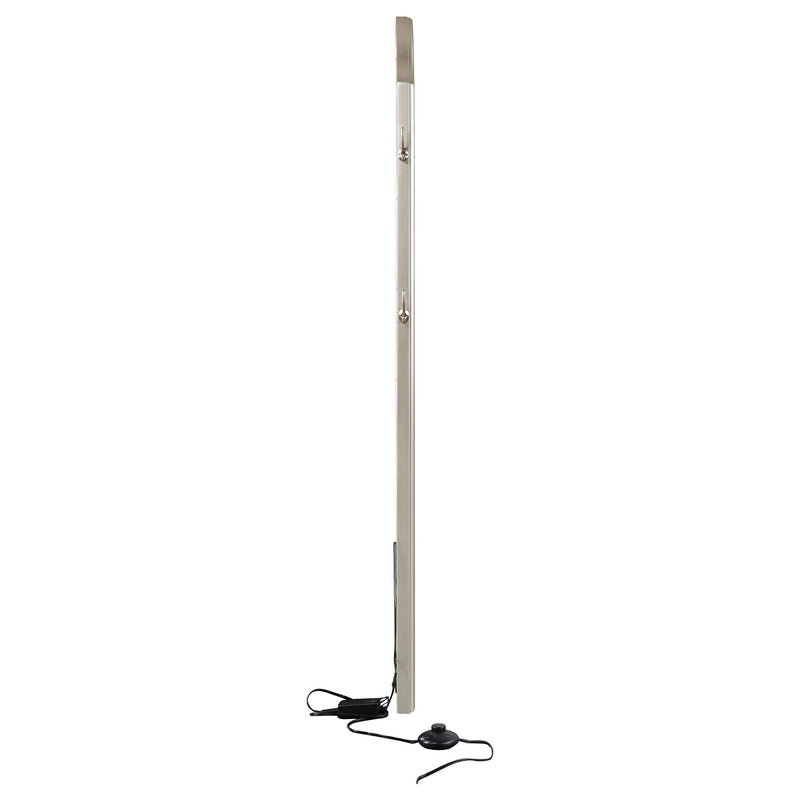 Evangeline Full Length LED Light Floor Mirror Silver Oak - 223400