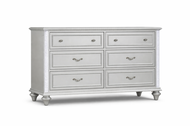 Evangeline Silver Dresser - EVANGELINE-SLVR-DR