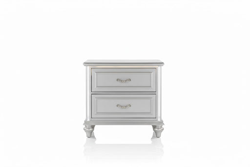 Evangeline Silver Nightstand - EVANGELINE-SLVR-NS
