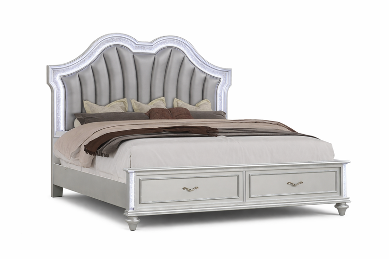 Evangeline Silver Queen 4 Piece - VNGLN-SLVR-Q-4PC