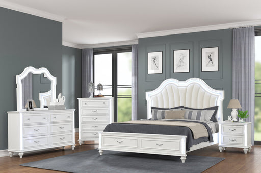 Evangeline White Queen 5 Piece - EVANGELINE-WT-Q-5PC