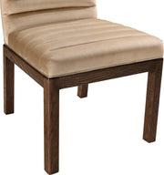 Evelyn Velvet Upholstered Dining Chair in Beige - 903Beige-C