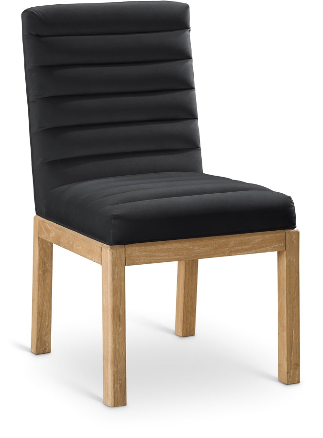 Evelyn Velvet Upholstered Dining Chair in Black - 901Black-C