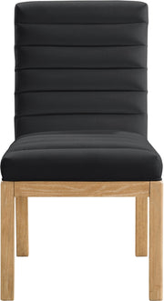 Evelyn Velvet Upholstered Dining Chair in Black - 901Black-C
