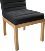 Evelyn Velvet Upholstered Dining Chair in Black - 901Black-C