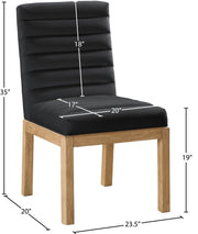 Evelyn Velvet Upholstered Dining Chair in Black - 901Black-C