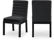 Evelyn Velvet Upholstered Dining Chair in Black - 902Black-C