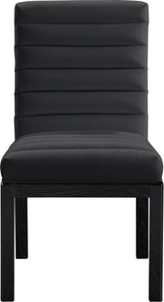Evelyn Velvet Upholstered Dining Chair in Black - 902Black-C