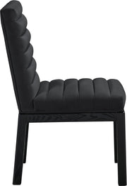 Evelyn Velvet Upholstered Dining Chair in Black - 902Black-C