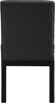 Evelyn Velvet Upholstered Dining Chair in Black - 902Black-C