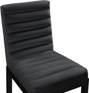 Evelyn Velvet Upholstered Dining Chair in Black - 902Black-C