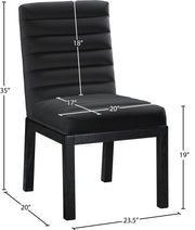 Evelyn Velvet Upholstered Dining Chair in Black - 902Black-C