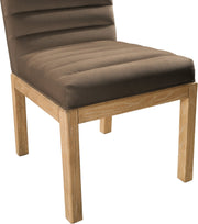 Evelyn Velvet Upholstered Dining Chair in Brown - 901Brown-C
