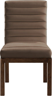 Evelyn Velvet Upholstered Dining Chair in Brown - 903Brown-C