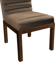 Evelyn Velvet Upholstered Dining Chair in Brown - 903Brown-C