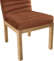 Evelyn Velvet Upholstered Dining Chair in Cognac - 901Cognac-C