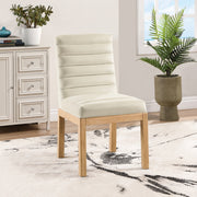 Evelyn Velvet Upholstered Dining Chair in Cream - 901Cream-C