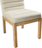 Evelyn Velvet Upholstered Dining Chair in Cream - 901Cream-C