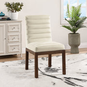 Evelyn Velvet Upholstered Dining Chair in Cream - 903Cream-C