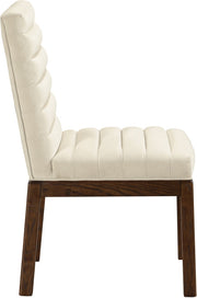 Evelyn Velvet Upholstered Dining Chair in Cream - 903Cream-C
