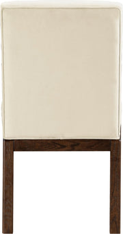Evelyn Velvet Upholstered Dining Chair in Cream - 903Cream-C