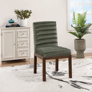 Evelyn Velvet Upholstered Dining Chair in Green - 903Green-C