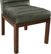 Evelyn Velvet Upholstered Dining Chair in Green - 903Green-C