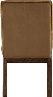 Evelyn Velvet Upholstered Dining Chair in Saddle - 903Saddle-C