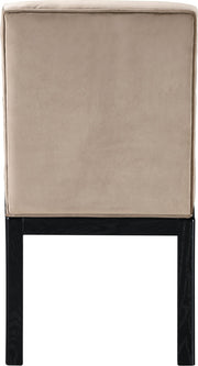Evelyn Velvet Upholstered Dining Chair in Taupe - 902Taupe-C